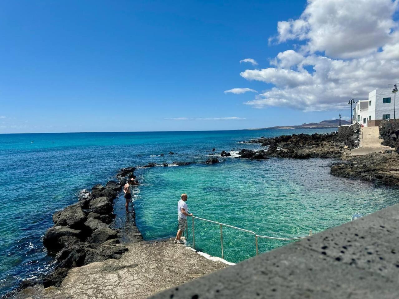 Gran Terraza 1 Minuto De Las Piscinas Naturales Punta Mujeres ภายนอก รูปภาพ
