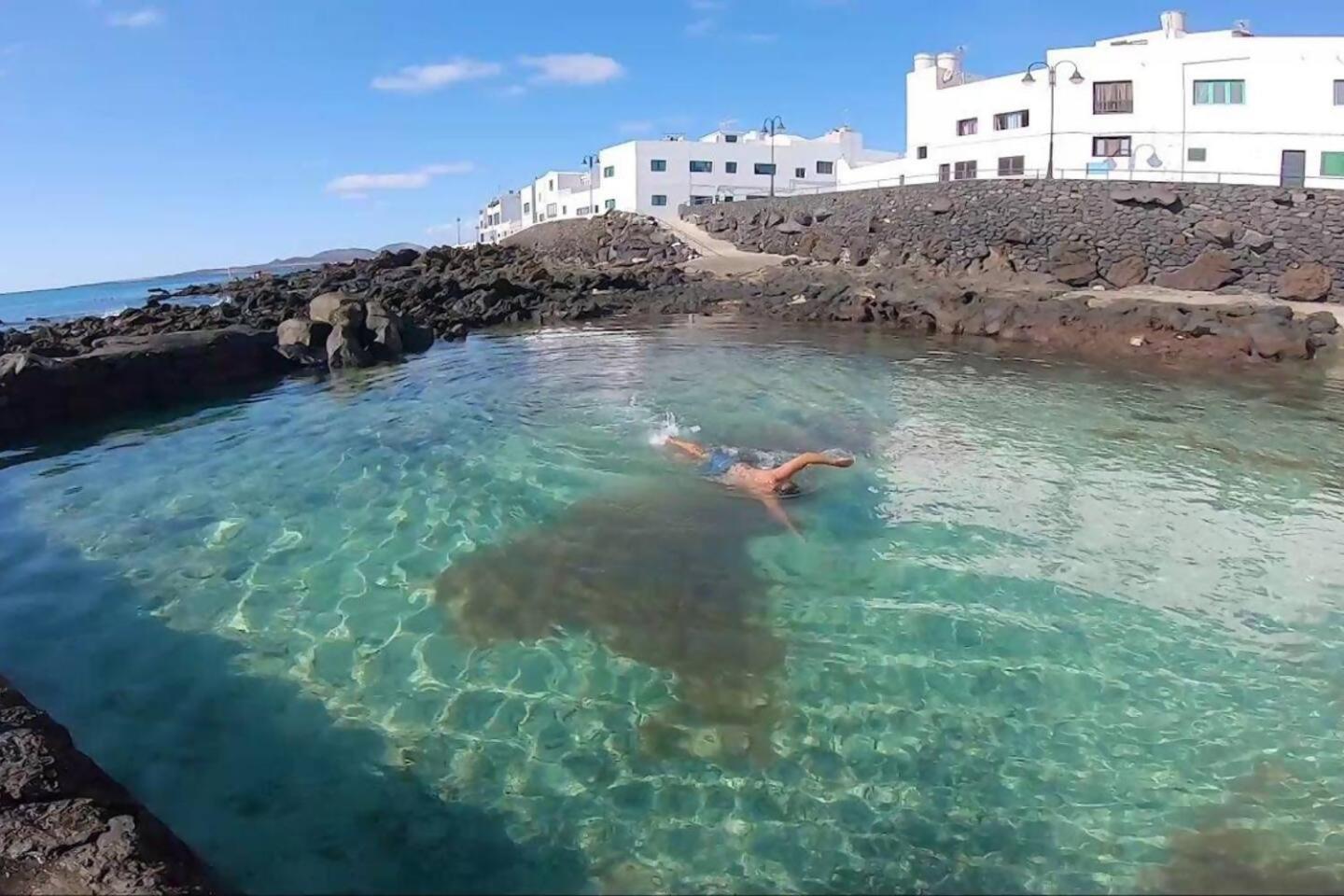 Gran Terraza 1 Minuto De Las Piscinas Naturales Punta Mujeres ภายนอก รูปภาพ